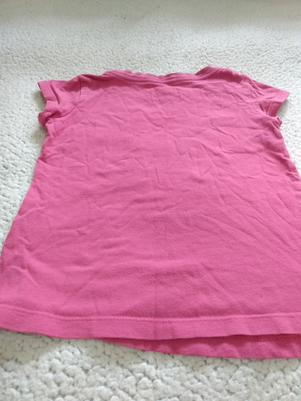 Nike Girls' Pink Heart Logo Tee - Picture 2 of 3